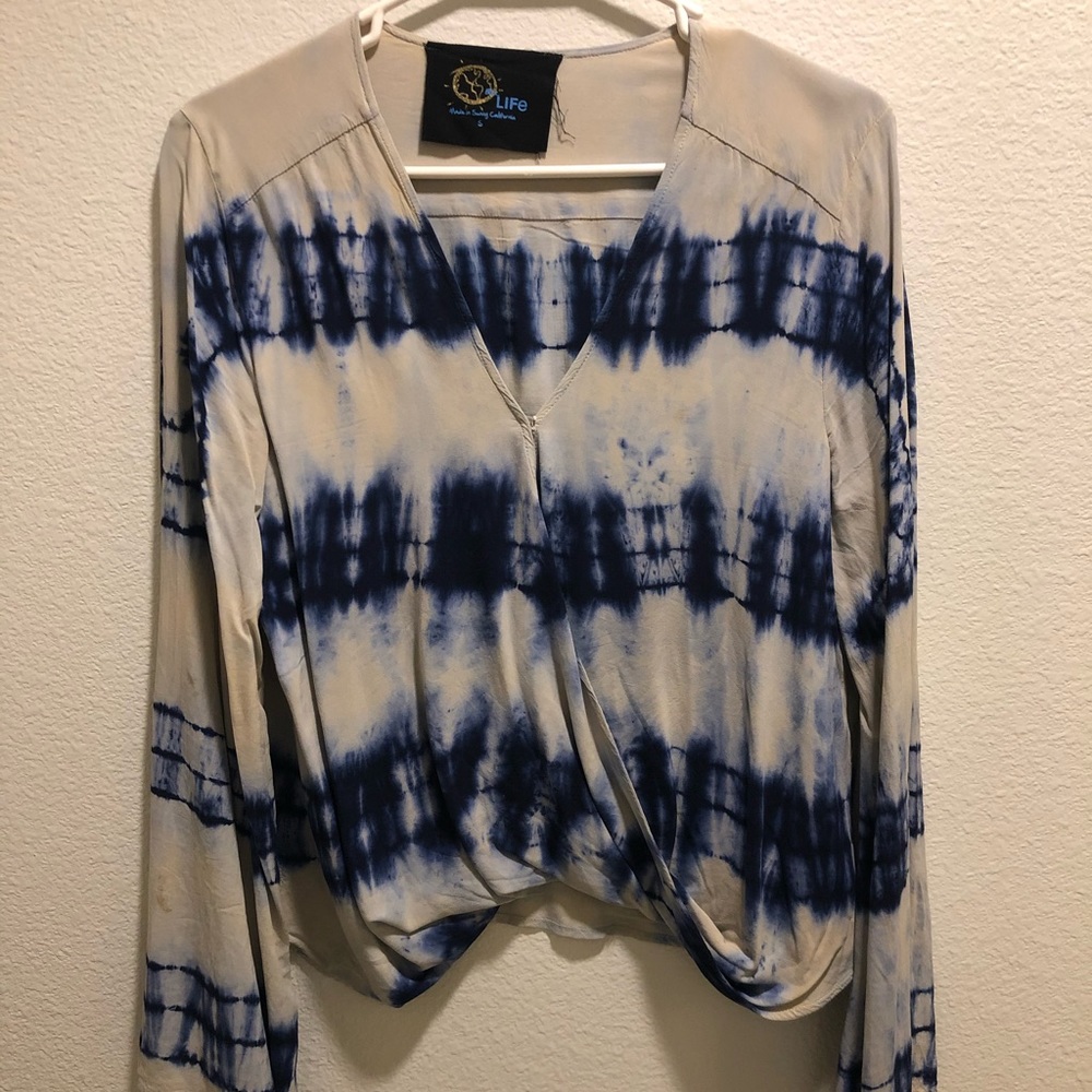 Planet Blue tie-dye blouse